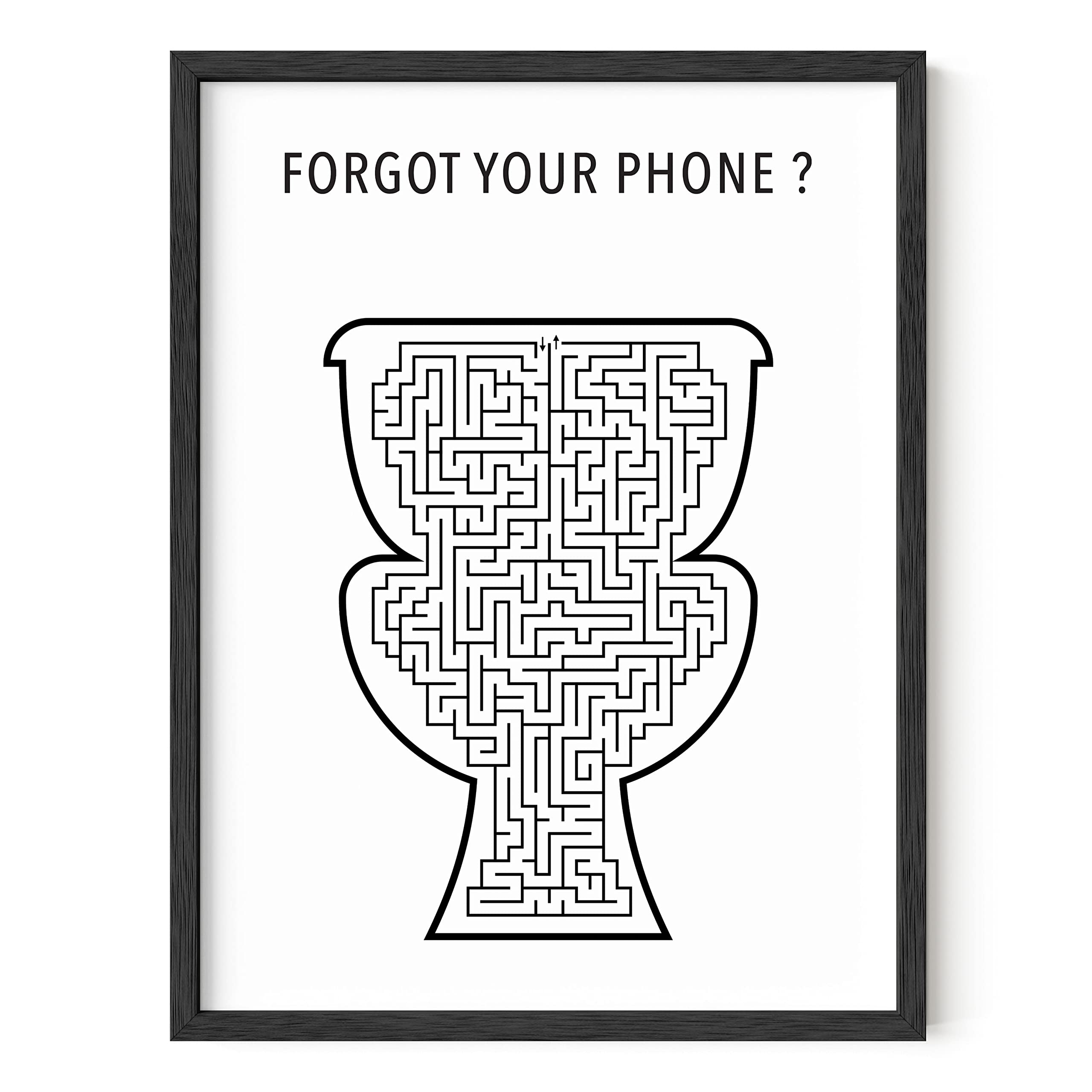 HAUS AND HUES Funny Bathroom Wall Art and Restroom Decor Funny Bathroom Decor Wall Art | Hilarious Bathroom Decorations | Funny 