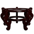 Red Lantern Rosewood Fishbowl Stand - Size 10.5 in. Base Diameter
