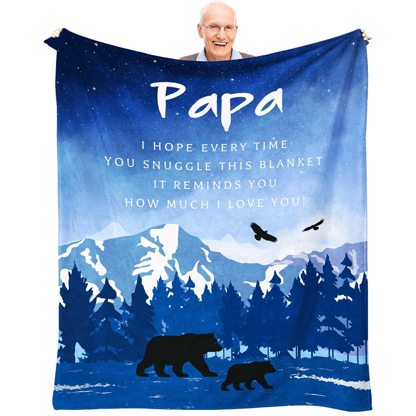 Yufrtck Papa Gifts From Grandchildren, Papa Birthday Gifts, Gifts For Papa From Granddaughter Grandson, Best Papa Ever Gifts Fro