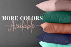 Elegant Comfort 6-Pack Solid Pillowcases 1500 Thread Count Egyptian Quality - Easy Care, Smooth Weave, Wrinkle And Stain Resistant, Easy Slip-On, 6-Piece Set, King Pillowcase, Light Pink