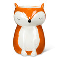 Abbott Collection 27-MINIKIN-472 Sitting Fox Planter/Vase-4 H, Orange