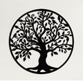 DEKADRON Metal Wall Art - Tree of Life - Family Tree Metal Wall Decor Home Office Decoration Bedroom Living Room D  cor (28 W x 