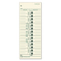 Time Card For Acroprint/Ibm/Lathem/Simplex, Weekly, 3 1/2 X 9, 100/Pack