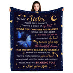 Inxeng Sister Blanket, Sisters Gifts From Sister, Sister Birthday Gifts From Sister, Butterfly Blanket For Sister, Big Sister Gi