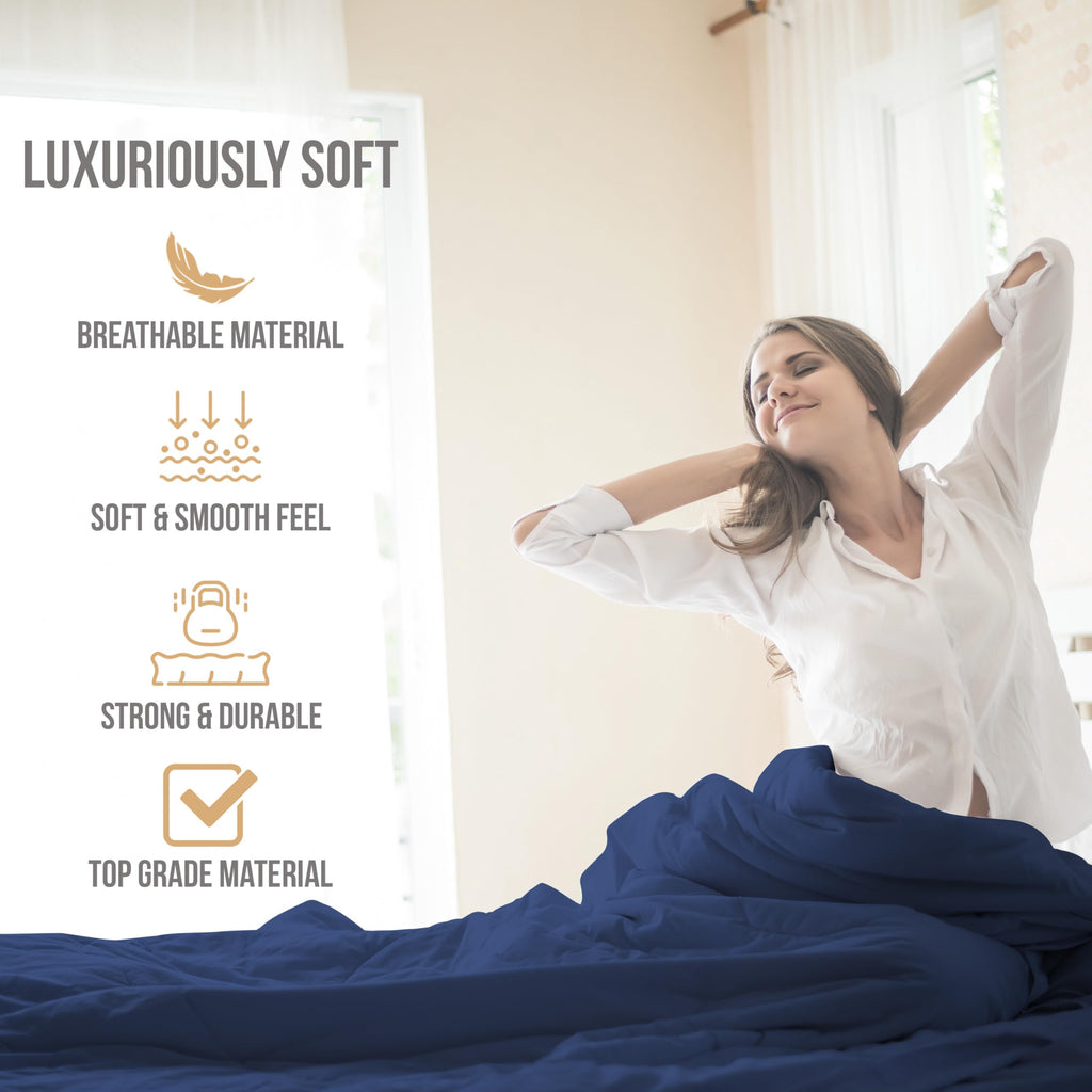 Abeero Home Full Size Bed Sheets Cooling - Luxury Hotel Sheet Set - Soft Sheet With Elastic Corner Strap - Deep Pocket Microfibe