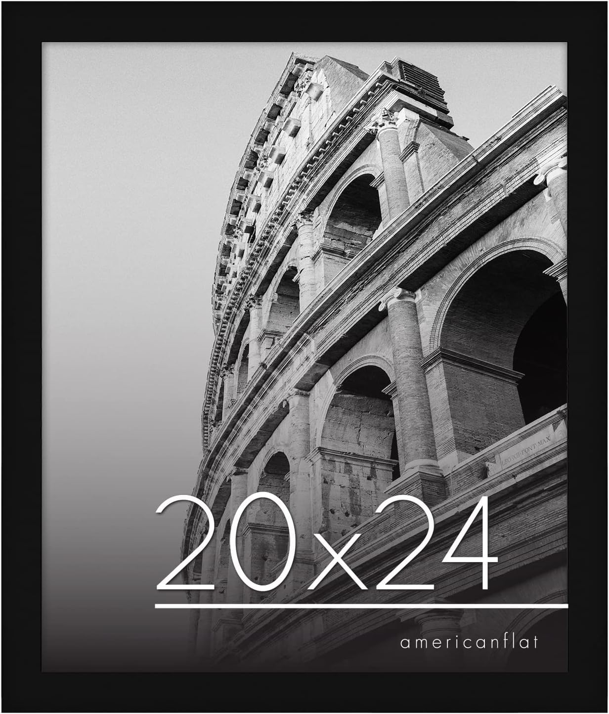 Americanflat 20x24 Picture Frame with Polished Plexiglass - Epic Collection - Gallery Wall Frames with Engineered Wood - Wide Ph