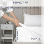 Pointehaven 100% Cotton Percale Sheets - Printed Bed Sheet & Pillowcase Sets - Soft Cotton Bed Sheets Set - Fits Mattress 18 Inc