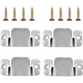 Mudder Universal Sectional Couch Bracket Sofa Interlocking Sofa Connector Bracket Couch Sectional Connectors with Screws Section