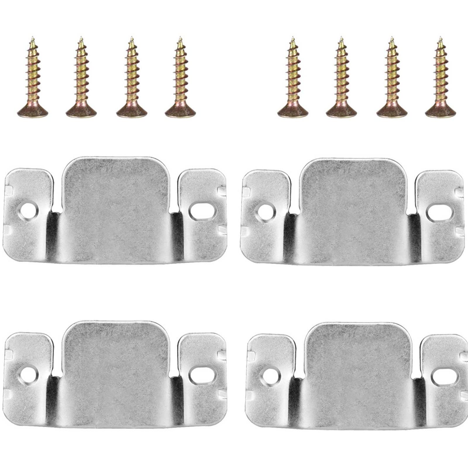 Mudder Universal Sectional Couch Bracket Sofa Interlocking Sofa Connector Bracket Couch Sectional Connectors with Screws Section