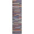 Sedona Sn8 Blue Transitional Rug Runner 2' 3" X 12'