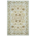 Rizzy Home Alora Decor Crypt 3' X 5' Border Blue/Ivory Hand-Tufted Area Rug