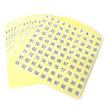Rlecs 30 Sheets Number Stickers 1 To 100 Self Adhesive Stickers Diameter 0.3 Inch Round Number Labels Small Garment Tags Home Sc