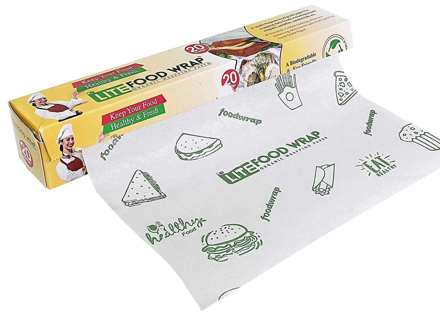 Eclet 25 Meter Food Wrap Multipurpose Food Wrapping Paper(A)