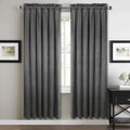 Stangh Super Soft Thick Velvet Curtains - Rod Pocket Top Room Darkening Window Treatment Velvet Drapes For Bedroom/Dining Room,