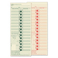 Tops Time Card For Lathem Bi-Weekly Two-Sided 3.5