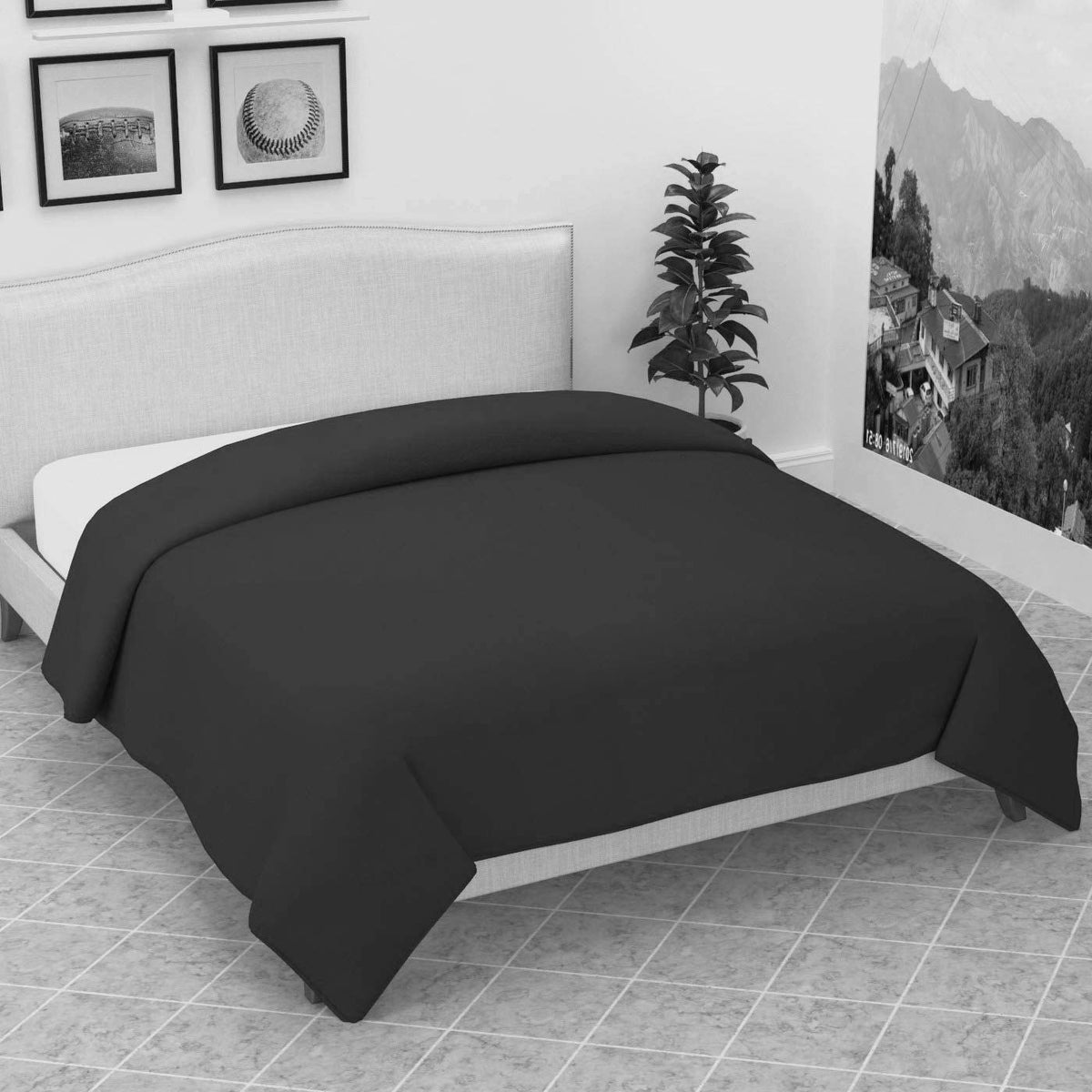 DESI DHANG Fabric Standard Blanket, Black, Pack of 1| TC  400