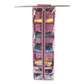 Shrey Creation Printed Non Woven Hanging 6 Shelves Foldable Wardrobe/Closet Cloth Organizer (Maroon)