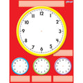 Trend Enterprises, Inc. Clocks Wipe-Off Chart, 17' X 22'