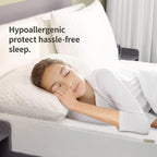 Coolshields Waterproof Pillow Protector Zippered (4 Pack) Queen, Hypoallergenic Pillow Cover For A Better Sleep, Premium Pillowc