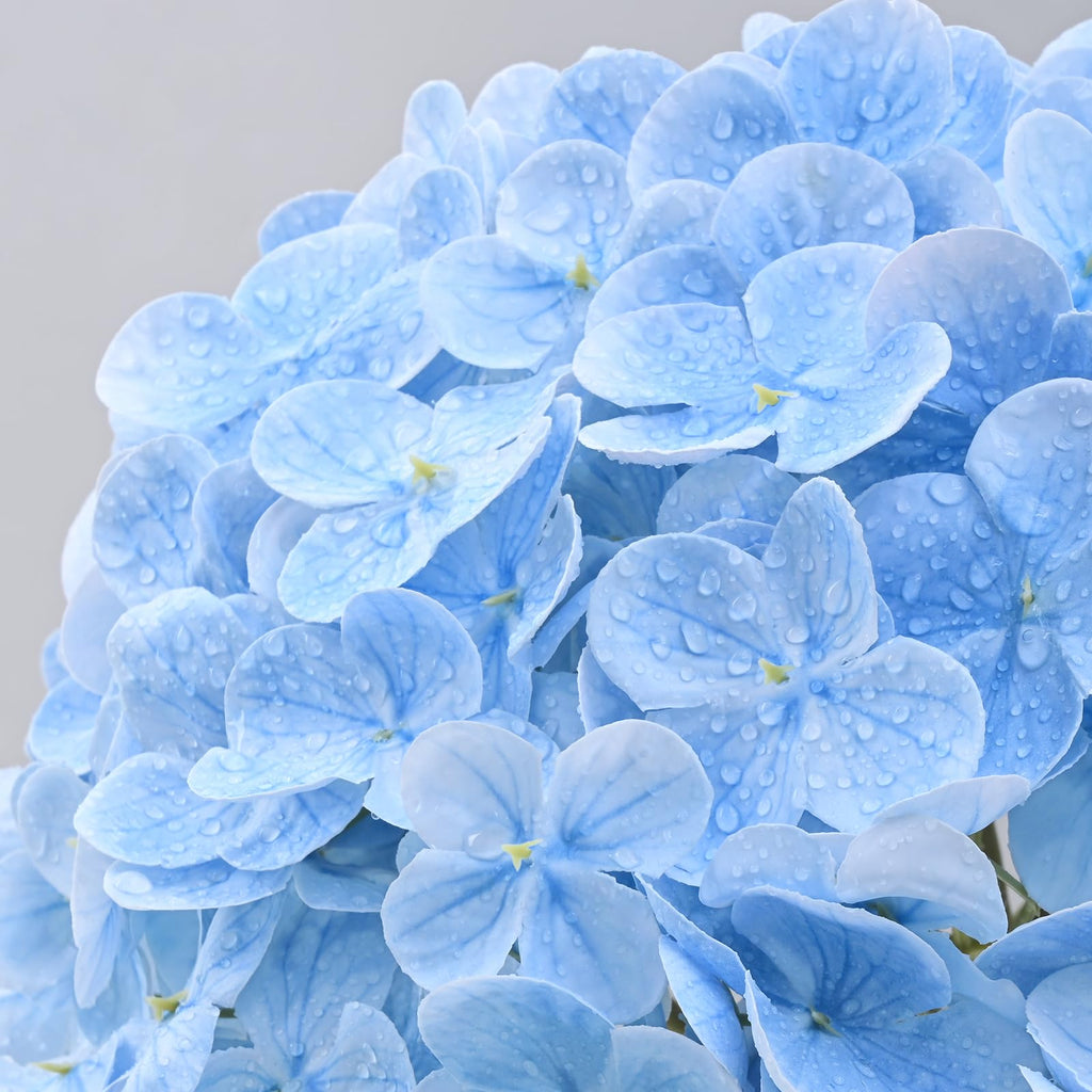 Martine Mall 2Pcs 21In Hydrangea Artificial Flowers, Latex Real Touch Hydrangeas Lifelike Large Hydrangea Flowers For Home Decor