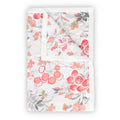 Divine Casa Floret 100% Cotton Double Dohar | 120 Gsm | Soft & Lightweight Throw Blanket | Reversible Design | Cozy & Breathable