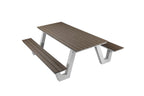 Pangea Home Lukas Whttk Picnic Table, Teak