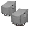 Okcool Outdoor Swivel Chair Cover 2 Pack,Outdoor Furniture Patio Chair Covers Waterproof Clearance,(27.5'' W X 32.5'' D X 39'' H