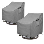 Okcool Outdoor Swivel Chair Cover 2 Pack,Outdoor Furniture Patio Chair Covers Waterproof Clearance,(27.5'' W X 32.5'' D X 39'' H