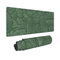 Big Large Gaming Mouse Pad, Split Leaf Xl Long Extended Full Desk Mousepad Table Mat Cute For Women Gifts, Waterproof Desk Mats