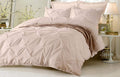 Egyptian Cotton Duvet Cover Queen Size Pinch Pleated 800 Thread Count Full Size Quilt Cover, Silky Soft With Hidden Zipper Closu