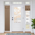 Ryb Home Sightlight Door Window Curtains 2 Panels Set, Privacy Door Window Curtains Thermal Insulate Covering For Patio Door Glass Door Front Door, 12 Inch X 69 Inches, Mocha