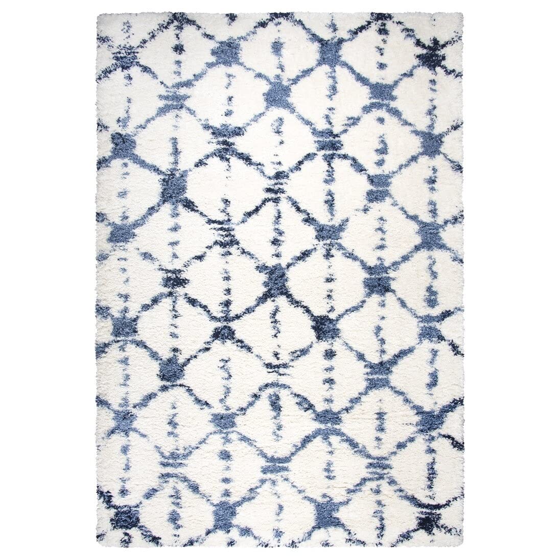 Rizzy Home Alora Decor Midnight 5'3" X 7'3" Geometric Ivory/Beige Power-Loomed Area Rug