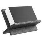 Toros Store Business Card Holder For Desk - Black Wood Small Cards Holders, Professional Desktop Business Card Stand Display, Wo
