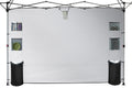 Crown Shades Sunwall With Pocket For 10X10 Pop Up Canopy Tent, 1 Pack Sidewall Only (Black)