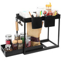 Under Sink Storage Kitchen Organiser Storage, 2 Tier Pull Out Kitchen Under Sink Organiser, Sliding Drawer Kitchen Cupboard Shel