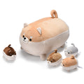 Snug A Babies Corgi Plush Stuffed Animal 14 with 4 Puppies - Adorable Stuffed Animals Plushies Toys - Dog Plush Pillow Room Deco