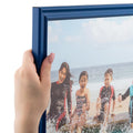 ArtToFrames 20x28 Inch Blue Picture Frame, This 21.5 Inch Custom Poster Frame is Blue - Comes with Economy Acrylic and 1 Backing