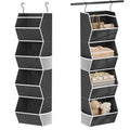 Hanging Closet Organizer 4 Shelf Collapsible Bedroom Closet Organizers And Storage Hanging With Mesh Pocket For Clothes, Closet 