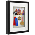 Americanflat 12x16 Shadow Box Frame with Polished Plexiglass - Use as 8x12 Frame with Mat or 12x16 Frame Without Mat - Silhouett