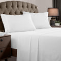 Mellanni Queen Sheets Set - 4 PC Iconic Collection Bedding Sheets & Pillowcases - Hotel Luxury, Extra Soft, Cooling Bed Sheets -