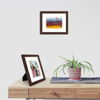Golden State Art, Picture Frame - 8'' X 10'' Frame For 5'' X 7'' Photo Display, 2 Pack, Brown