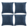 Fancy Homi 4 Packs Dusty Blue Decorative Throw Pillow Covers 26X26 Inch For Living Room Couch Bed Sofa, Rustic Farmhouse Boho Ho