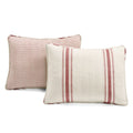 Lush Decor Comforter Farmhouse Stripe, King, Red 3