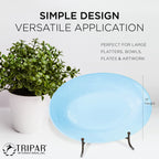 Tripar Large York Metal Display Stand For Pictures, Artwork, Bowls, Cookbooks, Platters, & Plates