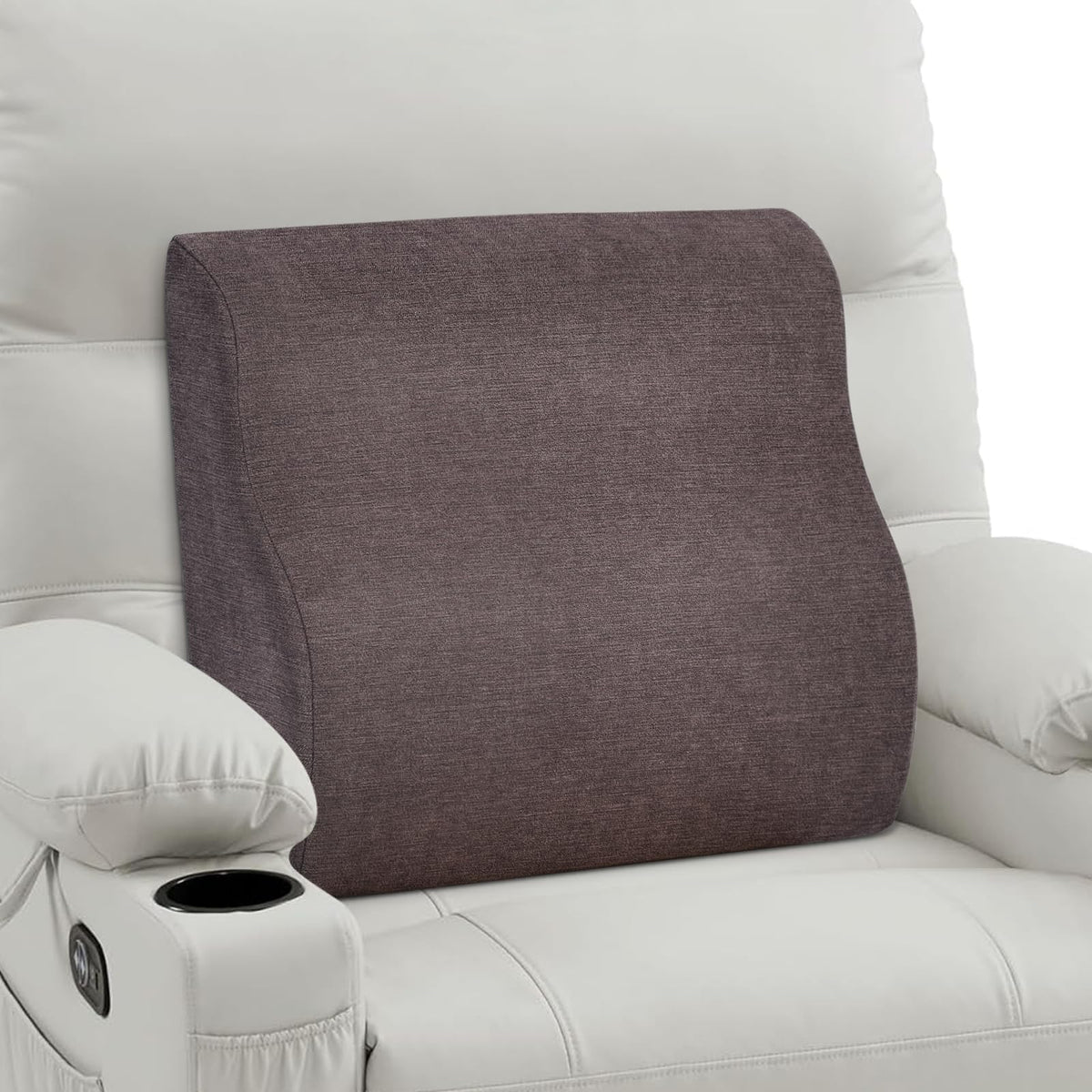 Tanyoo Back Support Pillow For Recliner Dual Layer Lumbar Support Pillow With Gel Memory Foam Ergonomic Orthopedic Couch Lumbar
