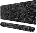 Large Mouse Pad For Desk - Gaming Mouse Pad With Non-Slip Base Stitched Edges, Desk Mat Desk Pad For Keyboard And Mouse