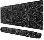 Large Mouse Pad For Desk - Gaming Mouse Pad With Non-Slip Base Stitched Edges, Desk Mat Desk Pad For Keyboard And Mouse