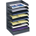 Safco 8 Tier Desk Organizer For Home, Office, Classroom & More, File Organizer With 8 Shelves, Powder Coated Finish, Commercial-