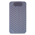 SIXTHDIVE Anti Slip Bath Mat for Bathroom & Shower, Silicone Bath Mat with Foot Scrubber, Drain Holes & Suction Cups (Pack of 1 
