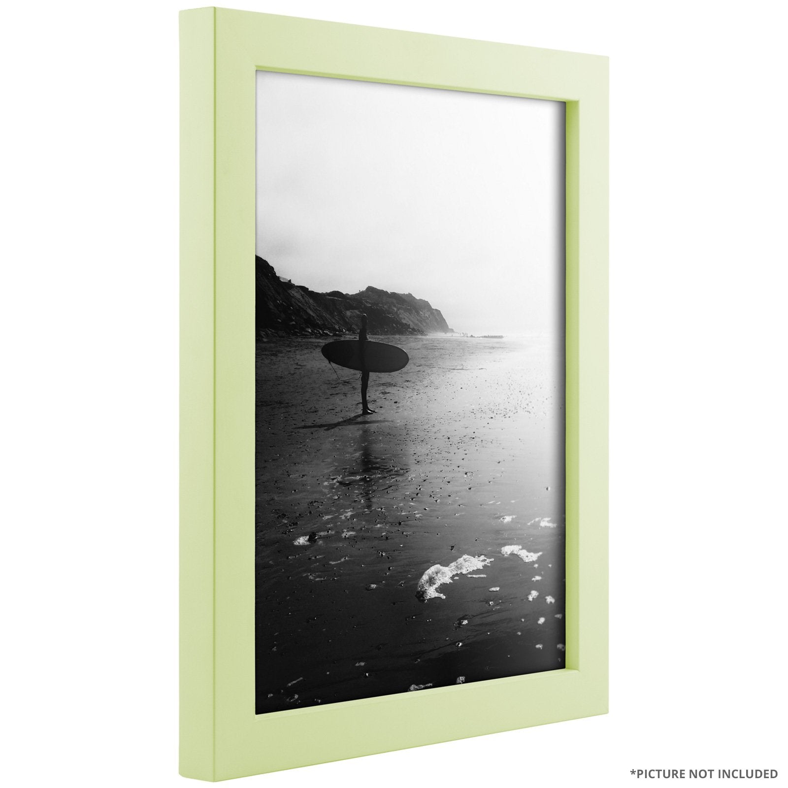Craig Frames Confetti, Modern Light Green Picture Frame, 11 X 17 Inch